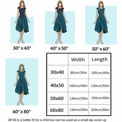 Custom Dog Face Fleece Blanket, Personalized Photo Blanket, Made in USA