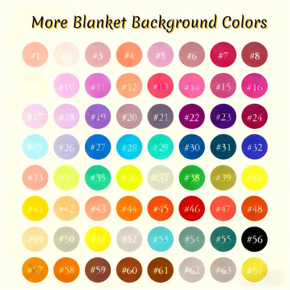 Custom Pet Photo Plush Blanket, Christmas Gift