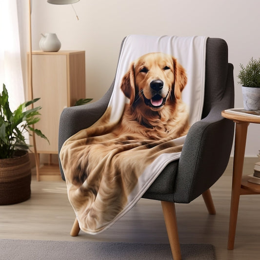 Create Your Own Customized Pet Photo Blanket - Personalized Pet Gifts - Cherished Family Moments, Perfect Christmas Gift - Pet Memorial Gift