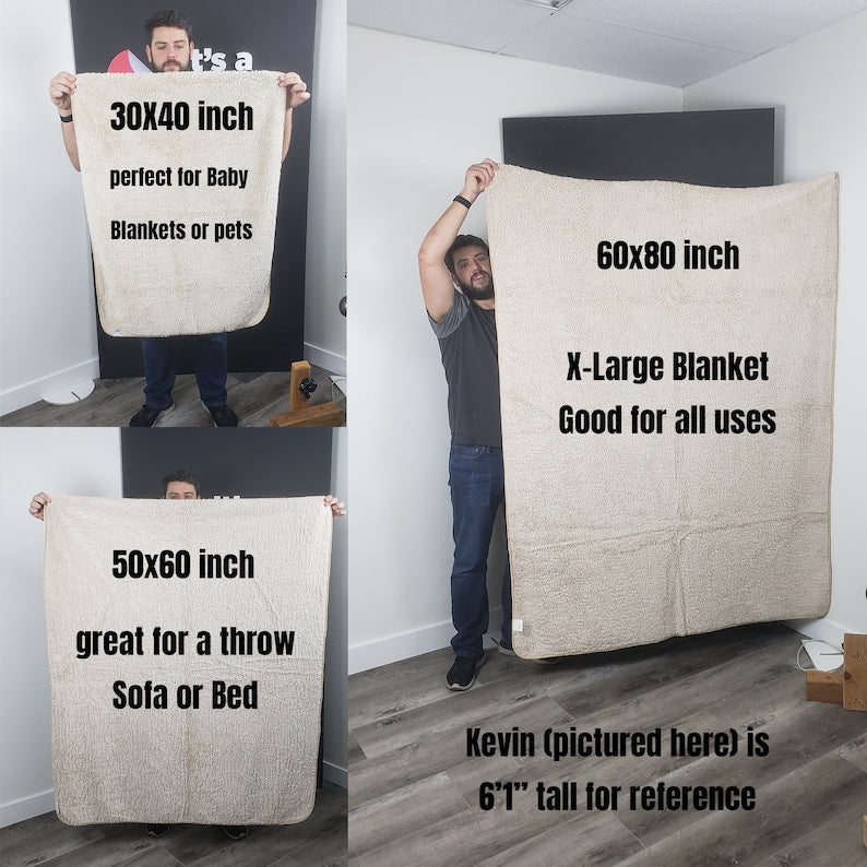 Create Your Own Customized Pet Photo Blanket - Personalized Pet Gifts - Cherished Family Moments, Perfect Christmas Gift - Pet Memorial Gift