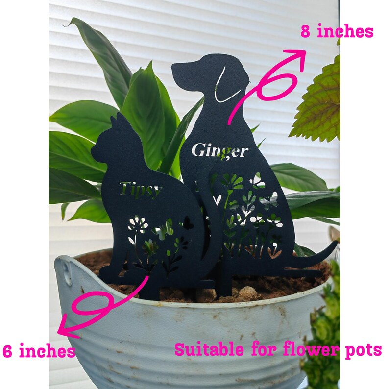 Custom Chihuahua Memorial Garden Stake – Personalized Pet Loss Gift