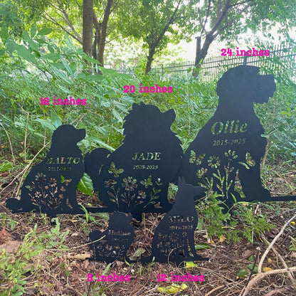 Custom Chihuahua Memorial Garden Stake – Personalized Pet Loss Gift