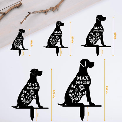 Custom Chihuahua Memorial Garden Stake – Personalized Pet Loss Gift