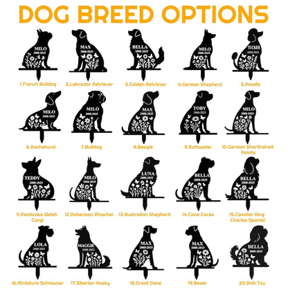 Custom Chihuahua Memorial Garden Stake – Personalized Pet Loss Gift