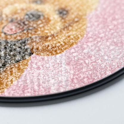 Custom Pet Portrait From Photo Custom Pet Portrait Custom Dog Portrait Pet Memorial Gift Suncatcher Gift For Her Gift for Dog Pet Loss