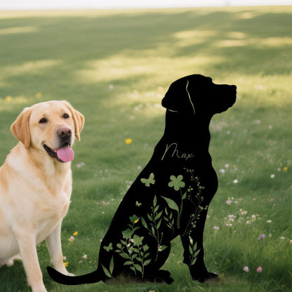 Custom Dog Memorial Stake,Personalized Dog Garden Sign,Dog Metal Sign,Every Dog Breed Metal Stake,Garden Decor,Metal Dog Memorial Marker