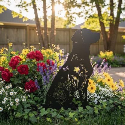 Custom Dog Memorial Stake,Personalized Dog Garden Sign,Dog Metal Sign,Every Dog Breed Metal Stake,Garden Decor,Metal Dog Memorial Marker