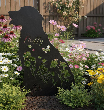 Custom Dog Memorial Stake,Personalized Dog Garden Sign,Dog Metal Sign,Every Dog Breed Metal Stake,Garden Decor,Metal Dog Memorial Marker