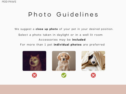 Custom Watercolor Pet Portrait – Personalized Dog & Cat Art