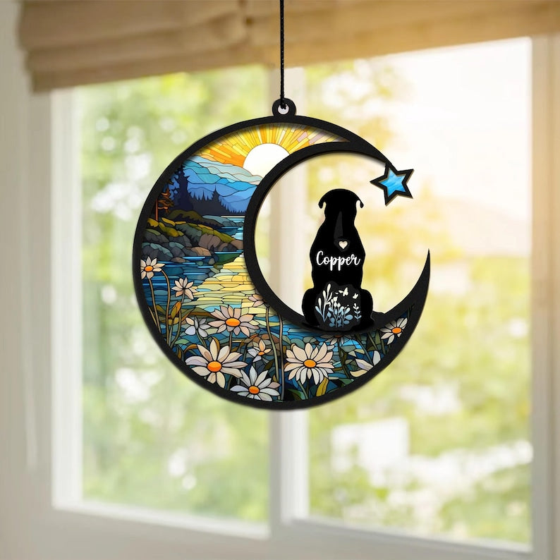 Outdoor Pet Memorial Wind Chime – Custom Engraved Tribute
