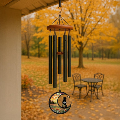 Outdoor Pet Memorial Wind Chime – Custom Engraved Tribute