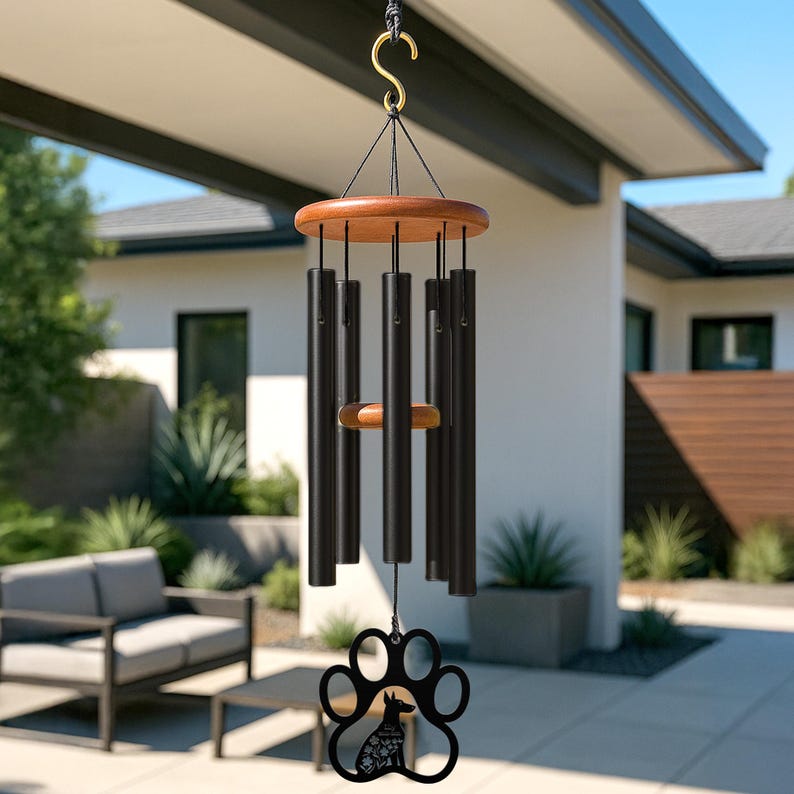 Pet Loss Wind Chime – Sympathy Gift for Dog or Cat Lovers