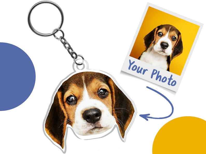 Custom Pet Keychain, Dog Keychain, Cat Keychain, Personalized Pet Photo Keychain, Pet Loss Gift, Dog Mom Gift Pet Lover Gift Christmas Gifts