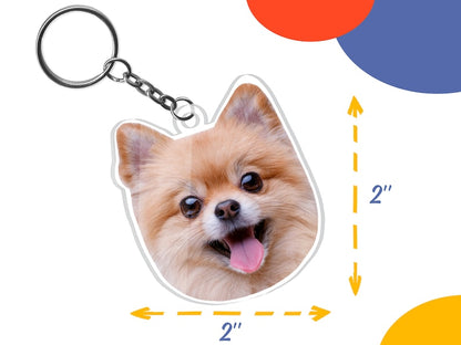 Custom Pet Keychain, Dog Keychain, Cat Keychain, Personalized Pet Photo Keychain, Pet Loss Gift, Dog Mom Gift Pet Lover Gift Christmas Gifts