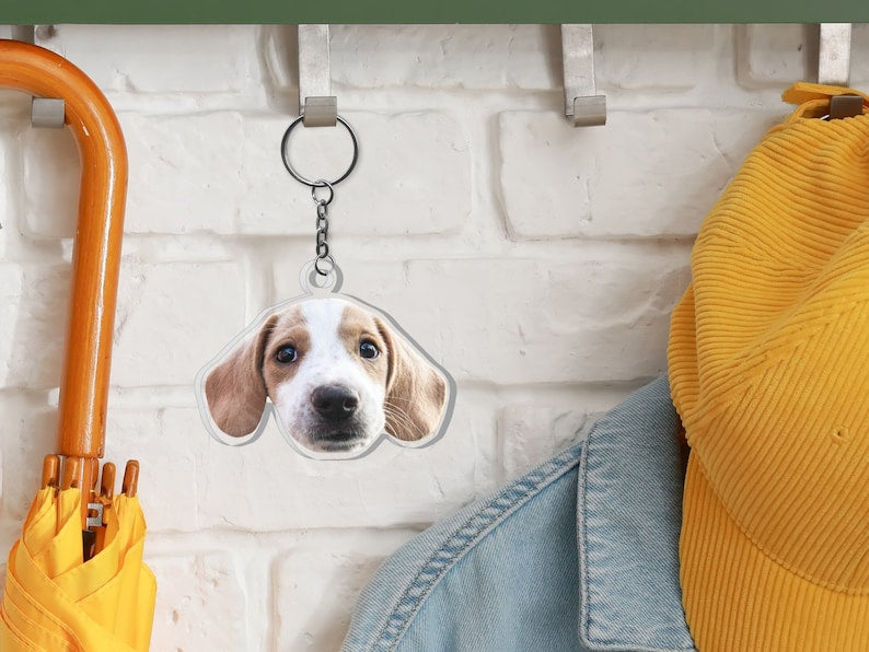 Custom Pet Keychain, Dog Keychain, Cat Keychain, Personalized Pet Photo Keychain, Pet Loss Gift, Dog Mom Gift Pet Lover Gift Christmas Gifts