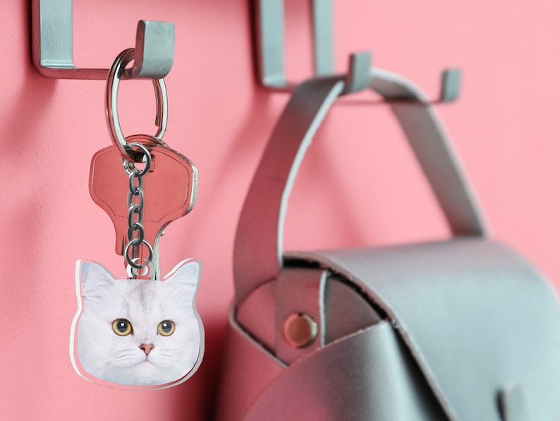 Custom Pet Keychain, Dog Keychain, Cat Keychain, Personalized Pet Photo Keychain, Pet Loss Gift, Dog Mom Gift Pet Lover Gift Christmas Gifts