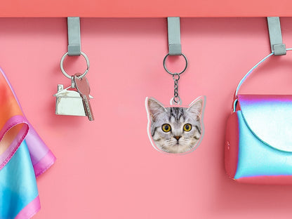 Custom Pet Keychain, Dog Keychain, Cat Keychain, Personalized Pet Photo Keychain, Pet Loss Gift, Dog Mom Gift Pet Lover Gift Christmas Gifts