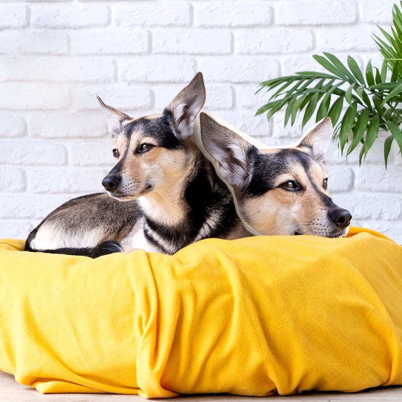 Custom Pet Pillow from Photo 3D Shaped- Personalize Dog Gifts Cat Gifts Christmas Gift - Double Printed Cotton Dog Pillows