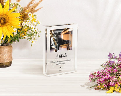 Cat Memorial Plaque: Personalized Pet Sympathy Gift