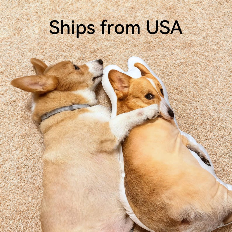 Custom Pet Pillow – Personalized Dog or Cat Shaped Cushion, Pet Portrait Plush Keepsake, Funny Gift for Animal Lovers