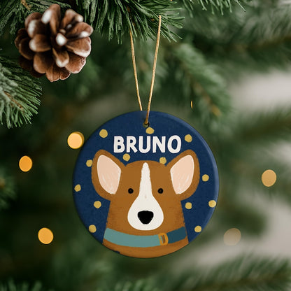 Personalized Pet Ornament – Custom Dog & Cat Ornament, Memorial Keepsake, Personalized Holiday Decoration