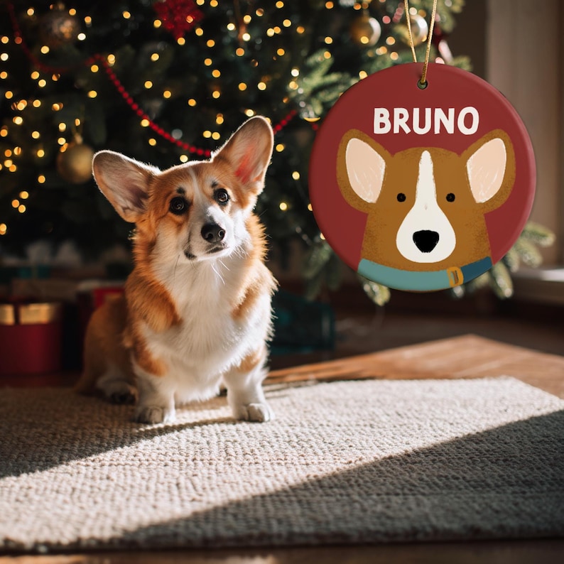 Personalized Pet Ornament – Custom Dog & Cat Ornament, Memorial Keepsake, Personalized Holiday Decoration