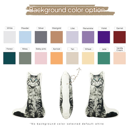 Custom 3D Pet Pillow from Photo | Personalized Dog/Cat Shaped Throw Pillow | Double Printed Pet Pillow | Pet Memorial Gift | Christmas gifts