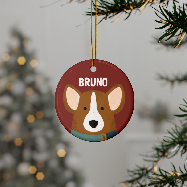 Personalized Pet Ornament – Custom Dog & Cat Ornament, Memorial Keepsake, Personalized Holiday Decoration