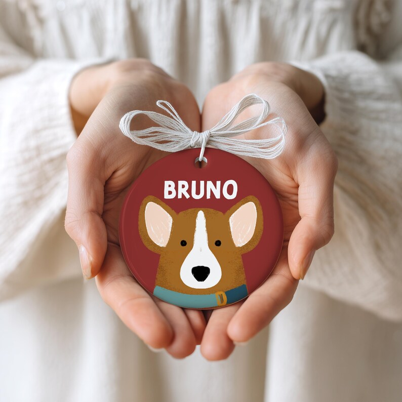 Personalized Pet Ornament – Custom Dog & Cat Ornament, Memorial Keepsake, Personalized Holiday Decoration