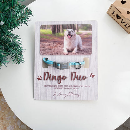 Personalized Pet Photo Frame, Personalized Dog Memorial Gift Frame, Cat Memorial Gifts, Engraved Dog Memorial Keepsake For Gift MP02