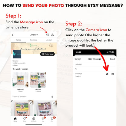 Personalized Pet Photo Frame, Personalized Dog Memorial Gift Frame, Cat Memorial Gifts, Engraved Dog Memorial Keepsake For Gift MP02