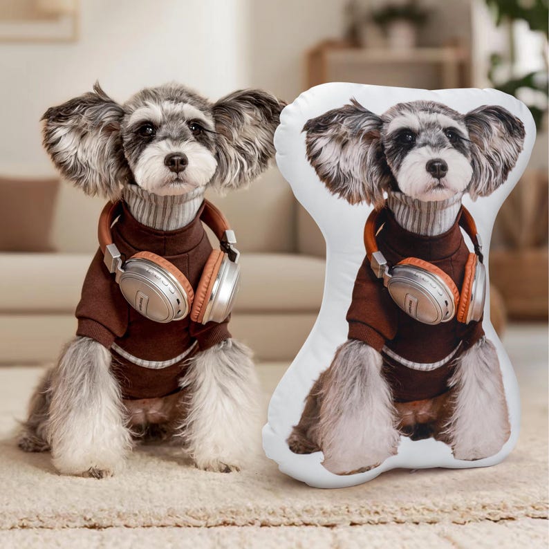 Custom pet pillow，Double Printed Pet Pillow，Personalized Dog/Cat Shaped Throw Pillow，Personalized Pet Shaped Pillow，Pet Memorial, Pet Gift