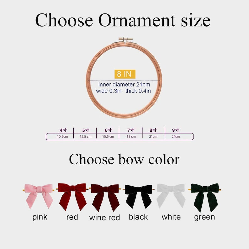 Personalized Pet Ornament With Name, Custom Pet Embroidered Ornament, Dog Portrait Christmas Keepsake, Dog Memorial Gift, Christmas Gift