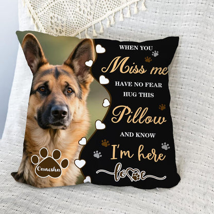 Custom Pet Memorial Pillow, Pet Loss Gift with Photo, Dog Cat Memorial Cushion, Sympathy Gift for Pet Lover, Personalized Pet Remembrance