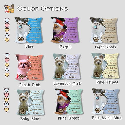 Custom Pet Memorial Pillow, Pet Loss Gift with Photo, Dog Cat Memorial Cushion, Sympathy Gift for Pet Lover, Personalized Pet Remembrance