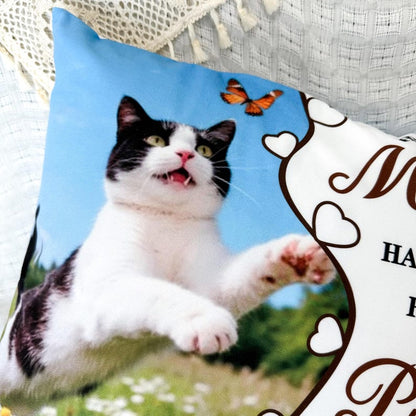 Custom Pet Memorial Pillow, Pet Loss Gift with Photo, Dog Cat Memorial Cushion, Sympathy Gift for Pet Lover, Personalized Pet Remembrance