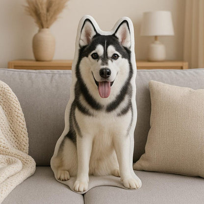 Custom Pet Shaped Pillow, 3D Photo Pillow, Pet Lover Gift, Dog Pillow, Pet Portrait Pillow, Pet Memorial, Pet Gift, Dog Gift, Cat Gift