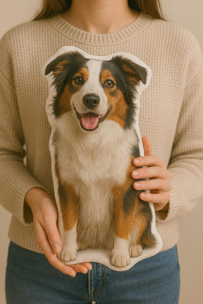 Custom Pet Shaped Pillow, 3D Photo Pillow, Pet Lover Gift, Dog Pillow, Pet Portrait Pillow, Pet Memorial, Pet Gift, Dog Gift, Cat Gift