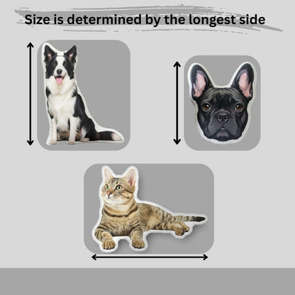 Custom Pet Shaped Pillow, 3D Photo Pillow, Pet Lover Gift, Dog Pillow, Pet Portrait Pillow, Pet Memorial, Pet Gift, Dog Gift, Cat Gift