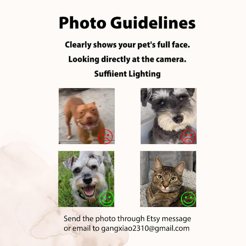 Custom Pet Shape Pillow | Cat Photo Cushion | Personalized Dog Portrait Gift | Unique Keepsake for Dog Lovers | Pet Memorial Pillow