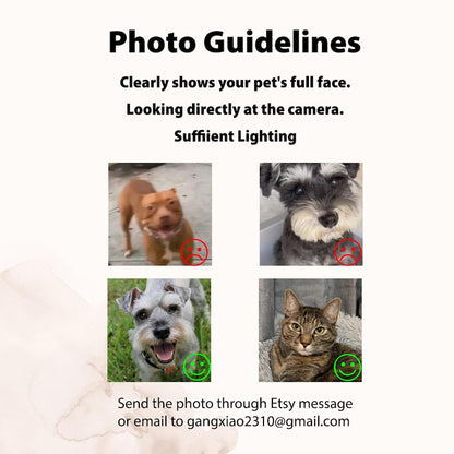 Custom Pet Shape Pillow | Cat Photo Cushion | Personalized Dog Portrait Gift | Unique Keepsake for Dog Lovers | Pet Memorial Pillow