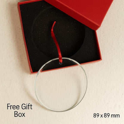 Forever Loved Pet Ornament, Custom Pet Photo Ornament, Pet Loss Tribute, Gift For Pet Owner, Pet Memorial Christmas Keepsake, Christmas Gift