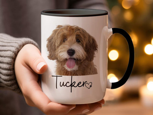 Custom Pet Portrait Mug, Custom Dog Mug, Pet Art, Coffee Cup, Personalized Pet Mugs, Dog Mom, Personalized Gift for Pet Lovers, pet lover
