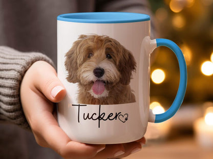 Custom Pet Portrait Mug, Custom Dog Mug, Pet Art, Coffee Cup, Personalized Pet Mugs, Dog Mom, Personalized Gift for Pet Lovers, pet lover