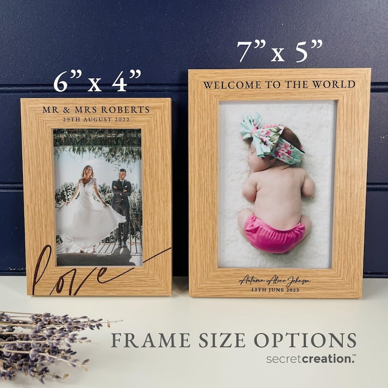 Personalised Pet Memorial Gift Photo Keepsake | Cat Memorial Gift | Dog Picture Frame, Pet Loss Sympathy Frame, Engraved Pet Memorial