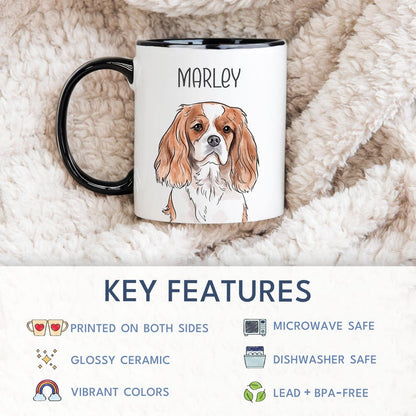 Custom Pet Mug Using Pet Photo + Name Custom Dog Mug Dog Coffee Cup Personalized Pet Mugs Dog Mom Mug Personalized Cat Dad Mug New Dog Mug