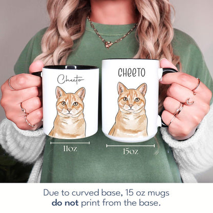 Custom Pet Mug Using Pet Photo + Name Custom Dog Mug Dog Coffee Cup Personalized Pet Mugs Dog Mom Mug Personalized Cat Dad Mug New Dog Mug