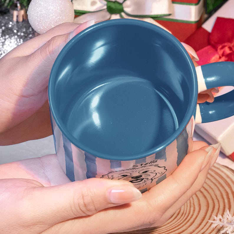 Custom Pet Portrait Mug, Personalized Dog Mug, Custom Cat Mug, Pet Memorial Gift, Dog Mom Gift, Custom Photo Mug