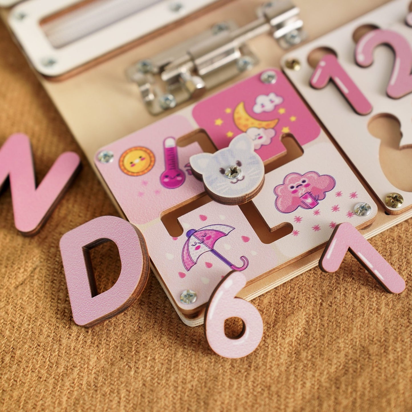 Personalized Baby Busy Board A11