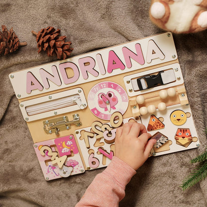Personalized Baby Busy Board A11